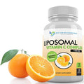 Liposomal Vitamin C 1600mg Per Serving 180 Veggie Capsules High Absorption Ascorbic Acid LypoSpheric Vitamin C Complex Immune Support Supplement with Powerful Antioxidants and Collagen Booster