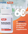 Rugby Multivitamin With Zinc Stress Formula - Dietary Supplement - 60 Tablets