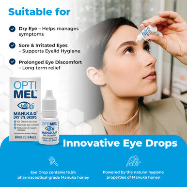 Optimel Manuka Honey eye drops 100 ml