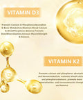 2-In-1 Vitamin D3 K2 Supplement Softgel,D3 K2 Vitamin 10000 Iu Bone Health,Aiding In Calcium Absorption (300 Pcs)