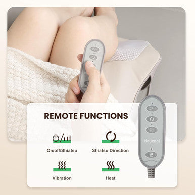 Back Massager For Pain Relief Deep Tissue, Shiatsu Back And Neck Massager With Soothing Heat, Vibration Kneading Massager Pillow For Neck Shoulder Back, Gifts For Women Mom