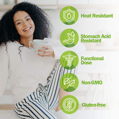 AFC Japan Cho Renew -170 Billions Patented Probiotics, 3X More Effective, with Silk Peptide & Fiber, for Clearer Skin, Stomach Resistant, No Need for Refrigeration, 15 sachets