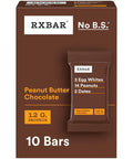 RXBAR Protein Bars, Protein Snack, Snack Bars, Peanut Butter Chocolate, 22oz Box (12 Count)