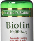 Nature's Bounty Ultra Strength Biotin 10,000mcg - 120 Count