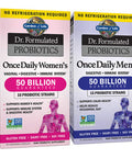 Garden of Life Probiotic Bundle: Dr. Formulated Once Daily Women S & Men'S Probiotics 50 Billion Cfu Shelf Stable Non-Gmo Probiotic For Men & Women With Prebiotic Fiber 30 Capsules Each