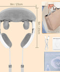 Neck Massager For Neck Pain Relief, 4D Deep Kneading Massagers With 3 Massage Nodes, Cordless Neck And Shoulder Massage With Heat For Neck, Back & Leg, Christmas Gifts For Women,Men