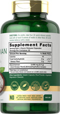 Carlyle Glucomannan Capsules | 200 Count | Soluble Fiber Pills | Non-Gmo, Gluten Free Supplement