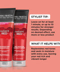 John Frieda Radiant Red Red Boosting Conditioner 8.3 Ounce Daily Conditioner With Pomegranate And Vitamin E Helps Replenish Red Hair Tones
