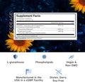 Codeage Liposomal Glutathione 1000 mg Supplement High-Potency Reduced Glutathione - Liposomal Delivery - L-Glutathione - Phospholipids - Non-GMO Gluten- - 60 Capsules