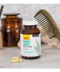 Country Life Maxi-Hair With 2000Mcg Of Biotin Nourishes Hair Skin And Nails 90 Tablets Certified Gluten Free Certified Vegetarian