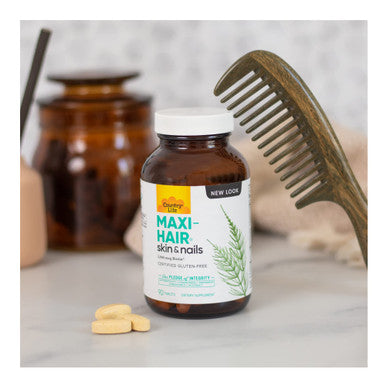 Country Life Maxi-Hair With 2000Mcg Of Biotin Nourishes Hair Skin And Nails 90 Tablets Certified Gluten Free Certified Vegetarian