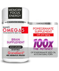 Granagard Clinically Proven (2 Month Supply) Brain Supplements With Anti Aging Memory 120Ct 1 Bottles