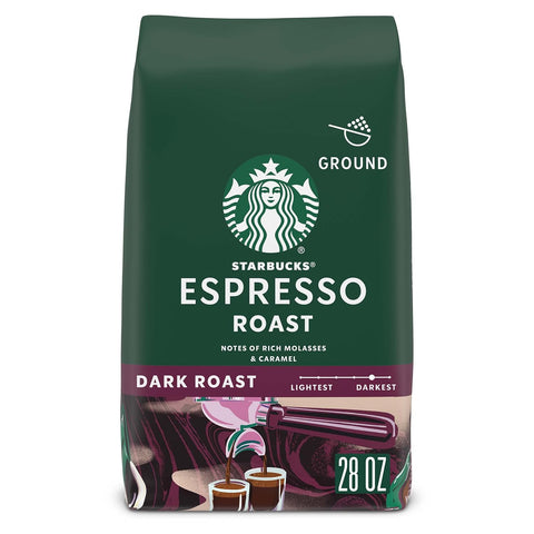 Starbucks Ground Coffee, Dark Roast Hot or Iced Coffee, French Roast, 28 oz