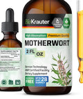BIO KRAUTER Mauwe Herbs Blue Cohosh Tincture - Organic Blue Cohosh Root (Caulophyllum Thalictroides) Liquid Extract - Women S Health Support - Alcohol And Sugar Free Vegan Drops 2 Fl.Oz.