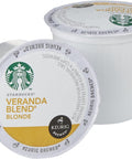 Starbucks K-Cup Coffee Pods, Starbucks Blonde Roast Hot or Iced Coffee, Veranda Blend, 60 Keurig Pods