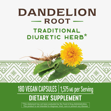 Nature's Way Dandelion Root,180 Vcaps (Pack of 2)