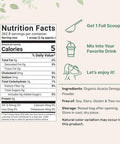 Micro Ingredients Organic Acacia Senegal Powder 2 Pounds (32 Ounce) Instant Soluble Fiber Powder Plant-Based Prebiotic Superfood for Gut Health Non-GMO No Gluten Vegan