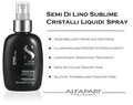 Alfaparf Semi Di Lino Sublime Cristalli Smoothing Finishing Hair Spray - Dry Hair Treatment To Detangle & Add Shine - Smoothing Serum With Flax Seed Oil & Vitamin E - Vegan (4.23 Oz / 125 Ml)