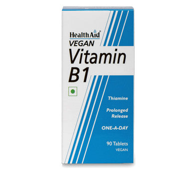 HealthAid Vitamin B1 Thiamin 100mg Prolong Release 90 Tablets