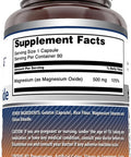 Amazing Nutrition Formulas Magnesium Oxide 500mg 90 Capsules Supplement | Non-GMO | Gluten | Made in USA