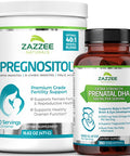 Zazzee PREGNOSITOL Powder and Extra Strength Prenatal DHA