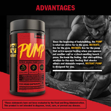 Mutant Pump 154 Caps