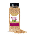 Rodelle Toasted Natural Sesame Seeds, No Artificial Flavors, Kosher, 18 Oz | Nutty toasted sesame seeds for salads, stir-fries, baking and garnish, no artificial flavors, kosher