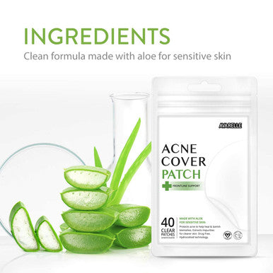 Avarelle Pimple Patches Hydrocolloid Acne Patches, Acne Spot Treatment for Blemishes and Zit with Tea Tree Oil, Calendula Oil and Cica Oil for Face, Vegan, Cruelty Free (Frontline Support + FIT)