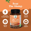 Natures Craft Pure Thyroid Support Supplement for Women - Thyroid Support for Weight Loss Mood Support and Natural Energy Pills - Wellness Thyroid Supplement for Women with Daily Vitamins for Women