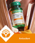 Nature's Bounty Maximum Strength Zinc 100 25Mg Tablets (100 Day Supply) Immunity Support And Antioxidant Supplement