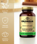 Solgar Chlorella - 100 Vegetable Capsules - Maximum Absorption - Non-Gmo Vegan Gluten Free Kosher - 100 Servings
