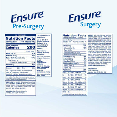 Ensure Surgery Perioperative 5-Day Bundle With 3 Pre-Surgery Clear Carbohydrate Drinks & 20 Surgery Immunonutrition Shakes