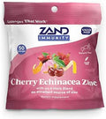 ZAND Immunity Cherry Echinacea Zinc Throat Lozenges GoodforYou Dry Mouth Lozenges Immune Support Supplement w/Zinc 5mg Echinacea Root Soothe a Dry Throat Natural Flavor Gluten 50ct