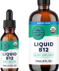 Vimergy Liquid B12 (30 Ml) And Liquid B12 Refill (240 Ml) - Bundle