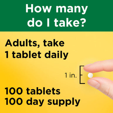 Nature Made Vitamin B1 100 Mg Dietary Supplement For Energy Metabolism Support 100 Tablets 100 Day Supply