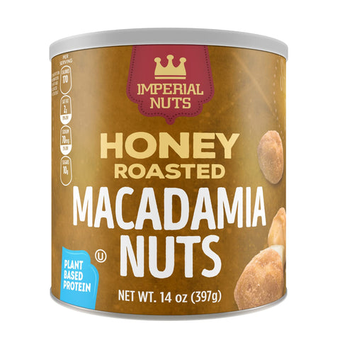 Imperial Nuts - Macadamia Nuts Roasted Salted - Oil Roasted 15 oz | Fresh tasty macadamias