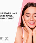 Collagen Peptides Powder Enhanced Absorption Apple Cider Vinegar Capsules for Weight Loss Support