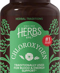 Herbs Etc. ChlorOxygen Chlorophyll Concentrate Softgels High Potency Chlorophyll for Detoxification Support