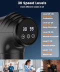 Ayura Massage Gun Deep Tissue, Percussion Muscle Massager Gun, Handheld Back Massager For Pain Relief, Mini Massage Gun With 30 Speeds And 6 Heads For Athletes Men Women