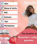 Collagen Gummies With Vitamin C, Zinc And Biotin,Hydrolyzed Collagen Peptides Supplement For Hair, Skin, Nails & Wrinkles, 60 Gummies