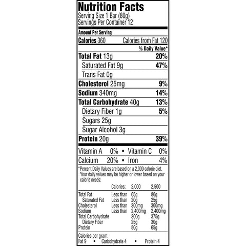 Gatorade Whey Protein Bars Peanut Butter Chocolate, 2.8 Oz, 6 Ct
