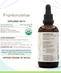 Frankincense A120 Usda Organic Tincture | Alcohol Extract, High-Potency Herbal Drops, Immune System, Positive Mood | Certified