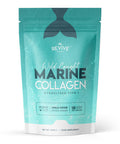 Revive Naturals Vanilla Marine Collagen Powder 400g ~ Wild Caught Whitefish ~ Supports Bone Health & Muscle Growth ~ Type I Hydrolyzed Collagen Peptides ~ Halal Certified ~ by Revive Naturals