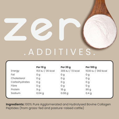 Vitabright Collagen Powder for Women & Men 500g 50 Servings Highly Bioavailable Hydrolyzed Collagen Pure Collagen Peptides Powder High Strength Collagen Supplements for Women. VitaBright Bovine Collagen Powder