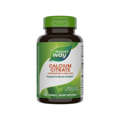 Natures Way Calcium Citrate Carbonate and Malate 100 Capsules