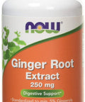 250mg Ginger Root Extract Supplement 90 Capsules