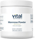 Vital Nutrients Mannose Powder 100g | Vegan D-Mannose Supplement for Urinary Tract and Bladder Support | Gluten Dairy Soy | Non-GMO | 50 Servings