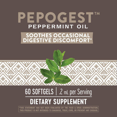 Nature'S Way Pepogest Peppermint Oil, Soothes Occasional Gastrointestinal Discomfort*, 60 Softgels