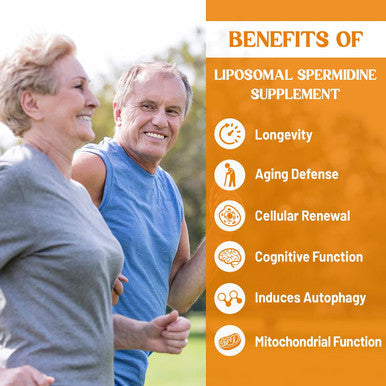 30Mg Spermidine Supplement, Liposomal Spermidine, High Absorption, More Potent Than Spermidine 3Hcl, Fermented Wheat Germ Extract, Spermidine For Women & Men, Cellular Renewal, Longevity, 120 Softgels