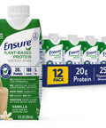 Ensure 100% Plant-Based Vegan Protein Nutrition Shakes & Clear Nutrition Liquid Drink 0G Fat 8G Of Protein Mixed Fruit 10 Fl Oz (Pack Of 12)